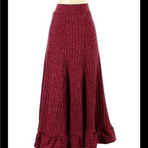 Anthropologie Maxi Skirt